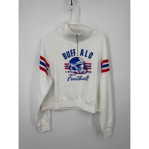 NWOT Buffalo Bills NFL Football‎ Sweatshirt  Womens Large White Sports